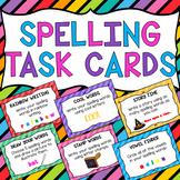 Spelling Task Cards - ANY LIST
