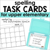 Spelling Task Cards Grammar Activity - Print and Digital