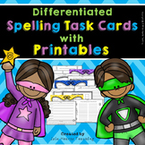 Spelling Activities (Spelling Task Cards-Differentiated)