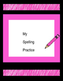 Spelling Template for Individualized Spelling Lists