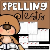 Spelling Test and Dictation Paper 5, 10 and 20 Words