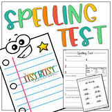 Spelling Test Pack Word Families Digital Spelling Lists an