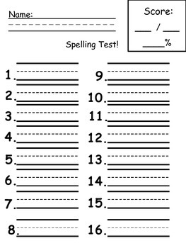 Dictation Template Worksheets Teaching Resources Tpt