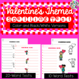 Spelling Test: Valentine's Day Themed