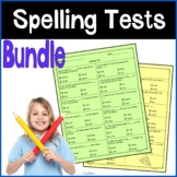 Wonders 4th Grade Spelling Tests Bundle