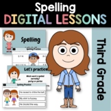 Spelling Third Grade Interactive Google Slides | Spelling 