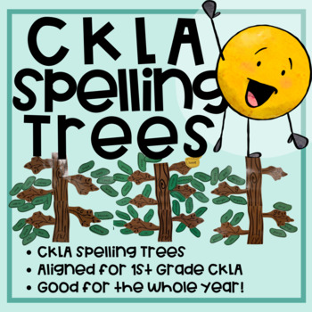 Preview of Spelling Trees for CKLA! - Includes All 9 Trees, Leaves, and Ducks for 1st Grade