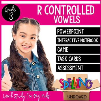 Preview of R Controlled Vowels Spelling and Word Study