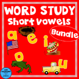 Word Study Short Vowel Bundle (a and i, e and o, and u)