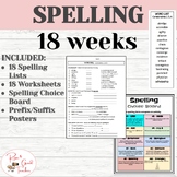 Spelling | Vocabulary | Practice | Activities | Middle School