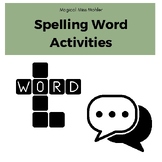 Spelling Word Activities (Ready to Use)