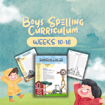 Preview of Spelling Word Worksheets for Third and Fourth Graders