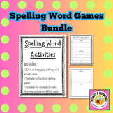 Spelling Words Games Bundle- 35 fun & engaging activities 