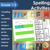 Spelling Words and Activities Bundle for School or Home