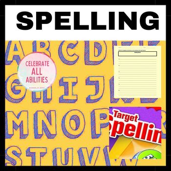 Preview of Spelling Worksheets Paired w/ Workbook