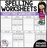 Free Spelling Worksheets - Phonemes and Graphemes