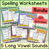 Spelling Activities for the Long Vowel Sounds in Words - P
