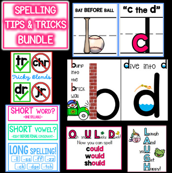 Preview of Spelling & Handwriting Clever Tricks Posters! Orton Gillingham OG SOR aligned
