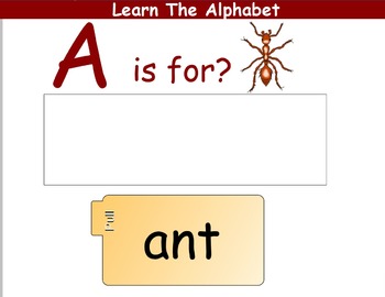 Preview of Spelling and Learning The Alphabet