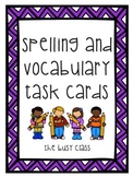 Spelling and Vocabulary Task Cards