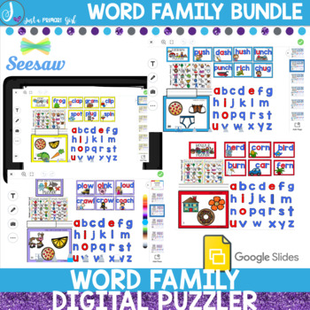 Preview of Spelling and Word Work Activities Bundle | Seesaw | Google Slides