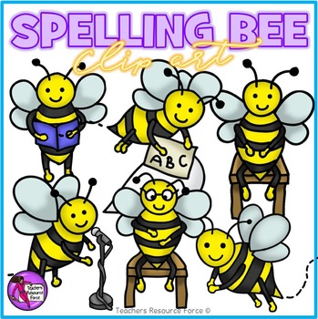 Spelling bee clip art by Teachers Resource Force
