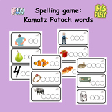 Spelling game-Kamats Patach