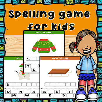Preview of Spelling game for kids