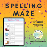 Spelling maze