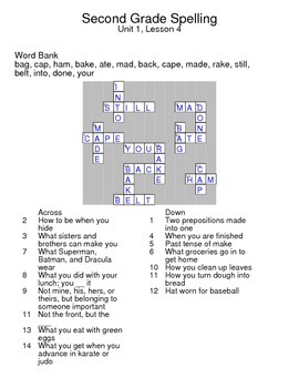 Summertime Crossword Puzzle • Beeloo Printable Crafts and