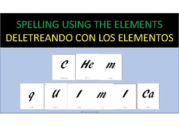 Preview of Spelling using the Elements