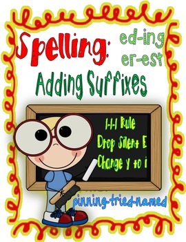 Preview of Spelling with Suffixes!  1-1-1-Silent e- Change y to i