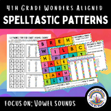 Spelltastic Pattern Games for Vowel Sounds (4th Grade Unit 1)