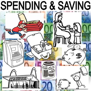 Preview of SPENDING and SAVING - Three Activities, Assessment, and Center