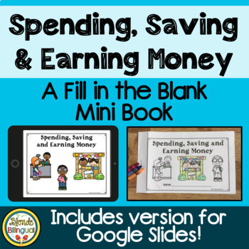 Preview of Spending, Saving and Earning Money: a Fill in the Blank Mini Book