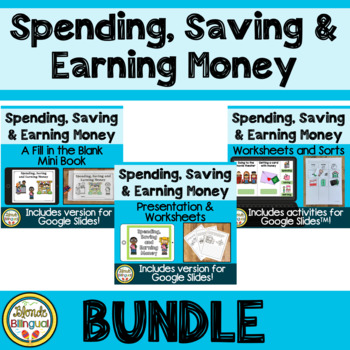 Preview of Spending, Saving and Earning Money Financial Literacy BUNDLE