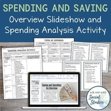 Spending and Saving Lesson and Analysis Activity | Saving 