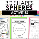 Sphere | 3D Shapes Worksheets | Shape Recognition Activities