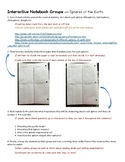 Spheres of the Earth Interactive Notebook with Groups