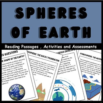 Preview of Spheres of the Earth and Sphere Interaction | Activities | Reading