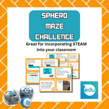 Preview of Sphero Maze Challenge Card Set