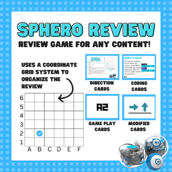 Preview of Sphero Review Game for ANY CONTENT: Grid Design
