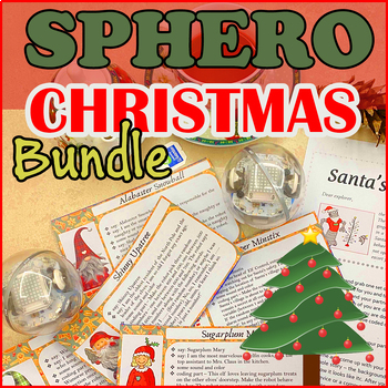 Preview of Sphero® robot Christmas activities Bundle