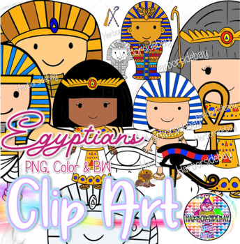 Preview of Sphinx Clip Art | Egyptians | Wedjat | Sarcophagus | Pharaoh | Queen | Sceptre