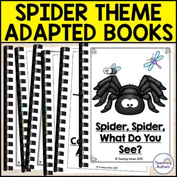 Preview of Spider Adapted Books for Special Education | Spider Theme