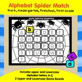 Spider Alphabet Matching Game (Halloween)