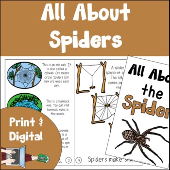 Preview of Spider Nonfiction Book | Decodable & Emergent Reader