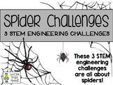 Spider Challenges - STEM Engineering Challenges, Pack of 3