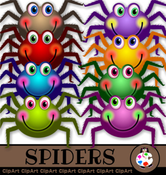 spider clipart for kids
