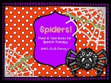 Spider Concept Books for Speech Therapy-Quantities